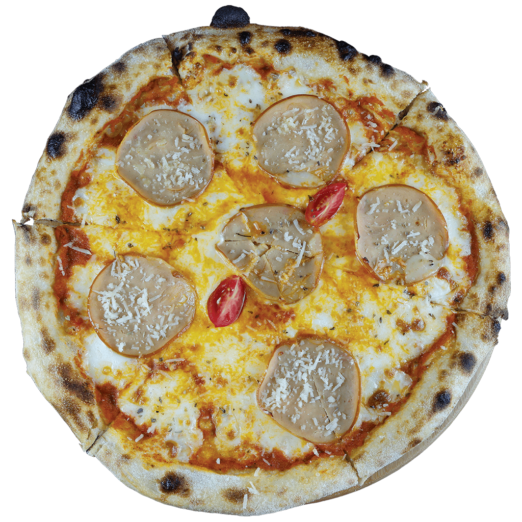 بيتزا الدجاج المدخن